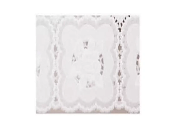 Клеенка EASY LACE YL-017E ажурная ПВХ белая 1,32*22м