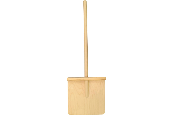 Лопата снеговая деревянная 250х250мм малая №1 с черенком