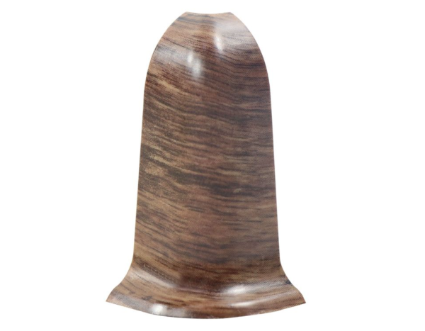 Угол наружный с держателем к плинтусу "WIMAR" 58мм Дуб гартвис (уп. 2шт)