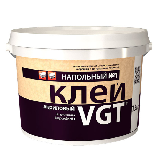 Клей напольный №1 "Эконом" ВГТ  1,5кг (6)