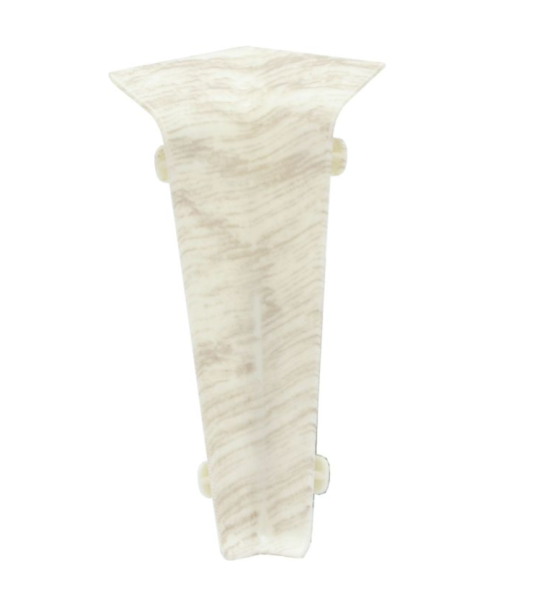 Угол внутренний к плинтусу  TERA Бронберг бежевый  72мм (2шт)