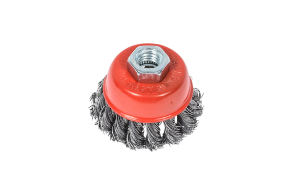 Щетка чашечная кручёная проволка стальная для УШМ  65мм М14 "HEADROCK"