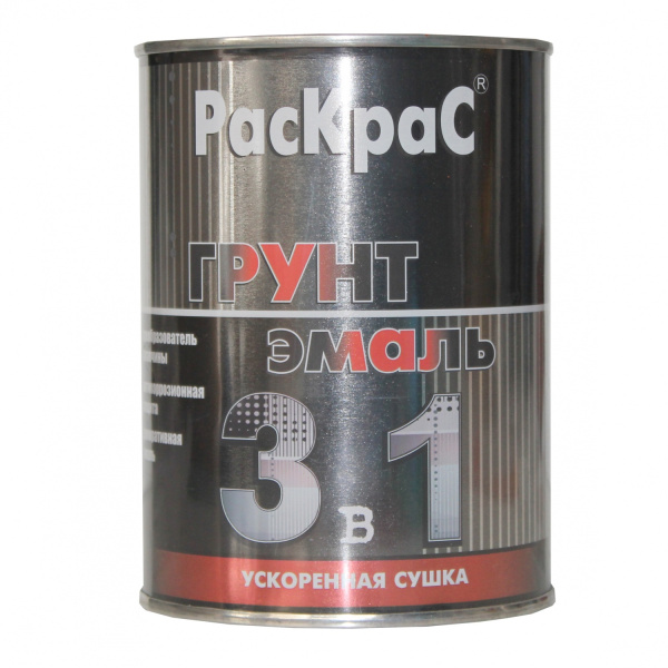Грунт-эмаль по ржавчине 3в1 "Раскрас" слоновая кость RAL 1014 1,9кг (6) ССС