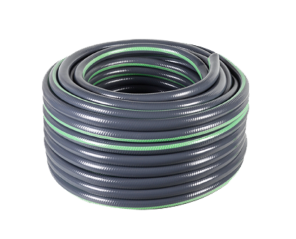 Шланг поливочный ПВХ "Исток" 5-слойный армир.3/4 25м, серый,давление 8-24бар В приДАЧУ