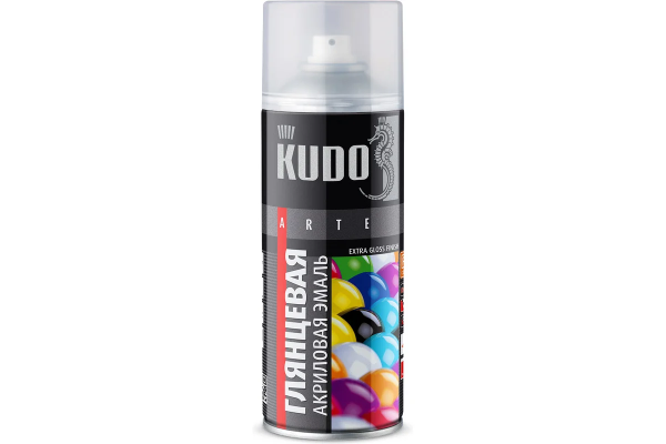 Эмаль акриловая глянцевая коричневая "KUDO" KR-021