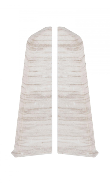 Заглушки к плинтусу  TERA Дуб прованс  72мм (2шт)