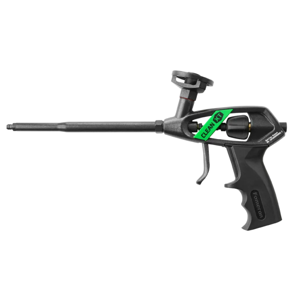 Пистолет для монт. пены усиленный,тефлон. покрытие иглы и кольца"Fomeron Clean ХТ" 590008 (20 шт/уп)