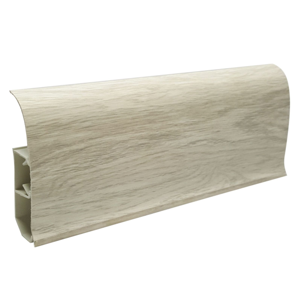 Плинтус напольный со съемной панелью "WIMAR" №801  Дуб рене 86мм ФАСОВКА!!! (20)