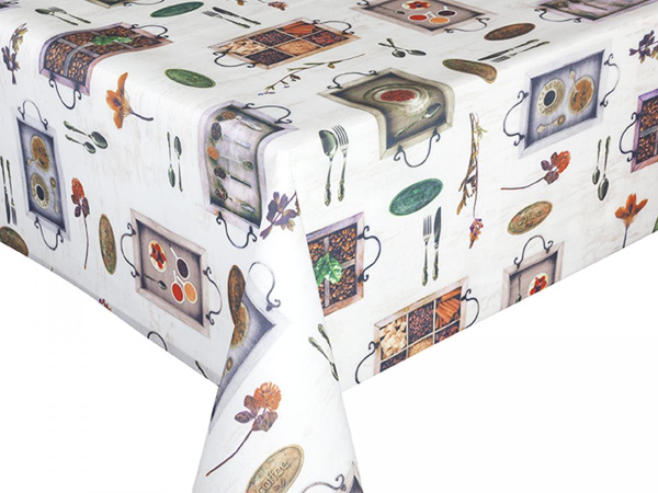 TF-A29 Скатерть DE ROSA хлопковая с тефлоновой пропиткой 1,37*20м