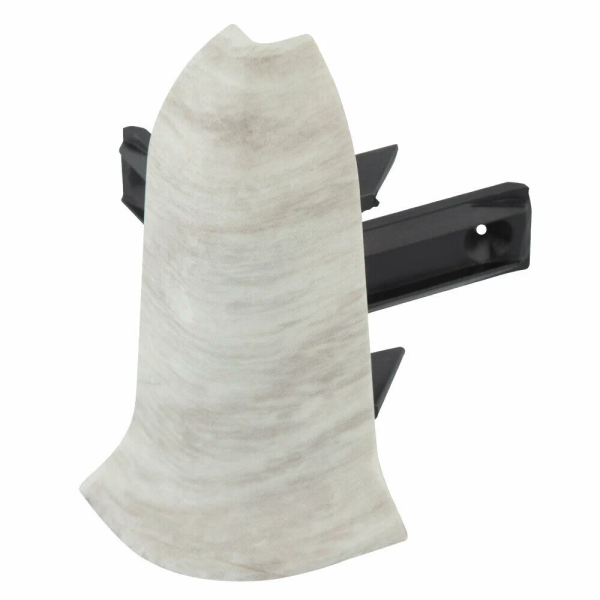 Угол наружный с держателем к плинтусу "WIMAR" 58мм Дуб алансо (уп. 2шт)