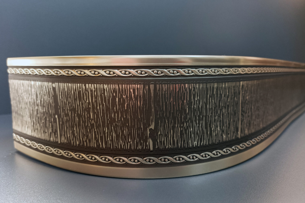 Карниз 3-х рядный "Модерн" 1,6м старое золото МК / "BroDecor" №341