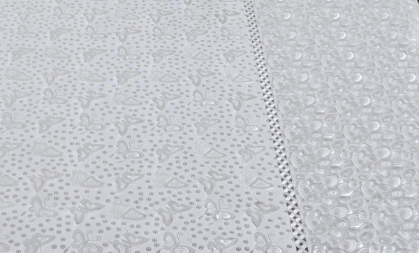 Клеенка ПВХ  без основы Dekorelle Diamond 011 с тиснением, разм. 1,4х20м