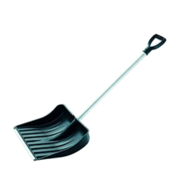 Лопата снеговая 512х408мм пластмассовая (оцинк. планка) (3аря №4)