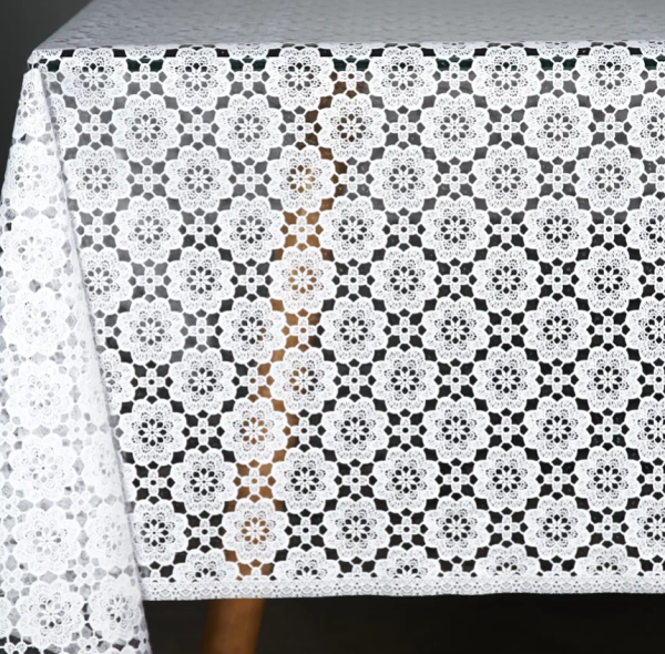 Клеенка ажурная Dekorelle Lace 128, разм. 1,32х20м