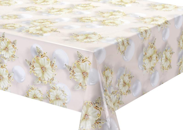 Клеенка DIAMOND TD(ST)-8007-2 на тканевой основе 3D 1.37м*0.28мм*20м