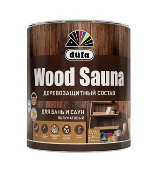 Древозащитный состав "Dufa WOOD SAUNA" 0,9л