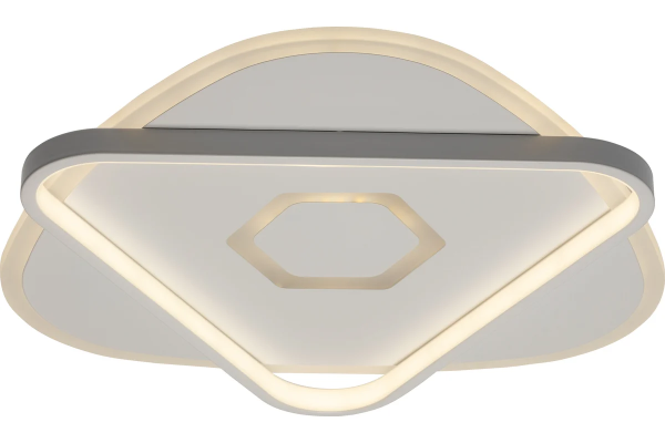 Люстра RIFLESSO c ДУ 3 режима 520*520*60мм 90Вт белый 52305 9  Ritter