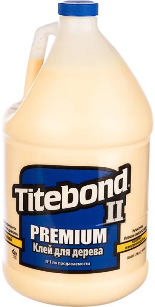 Клей для дерева TITEBOND 5006 влагостойкий, II Premium Wood Glue, 3,785 л ПОД ЗАКАЗ