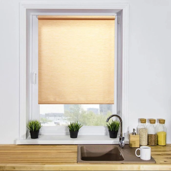 Мини Ролета Кантри LM 51-02  90*160 (карамель) ВЫВЕЛИ ЕСТЬ ОСТАТКИ В ЛМ