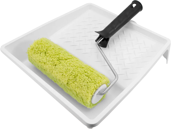 Набор "Реальный" ванна 260х290мм + валик 180мм, полиакрил + ручка в сб. 6мм оцинк 180мм (10шт/уп) СС