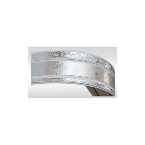 Карниз "Ажур" 1,8 серебро МК ССС