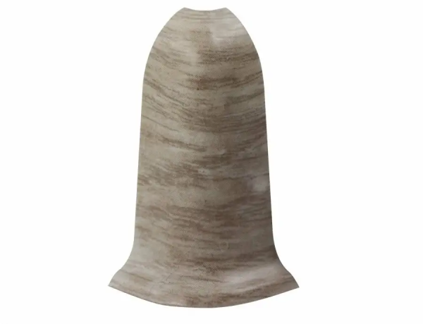 Угол наружный к плинтусу "WIMAR" 58мм Дуб новарский (25)