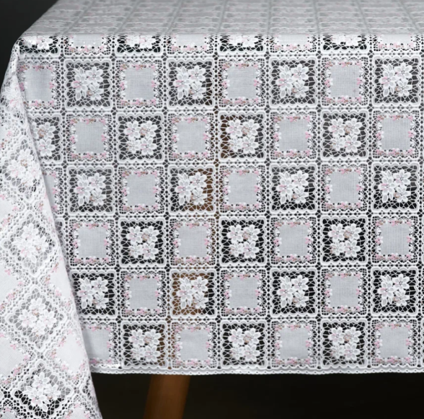Клеенка ажурная Dekorelle Lace 129, разм. 1,32х20м