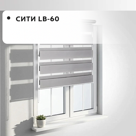 Серия День-ночь "Сити" LB 60 (комбинированная ткань)