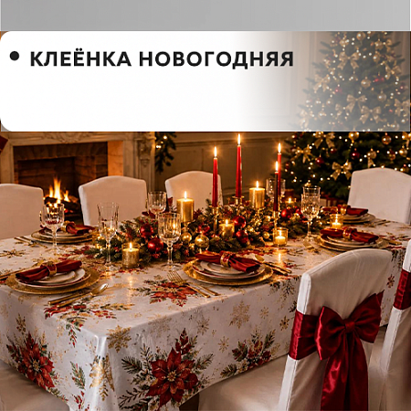 Новогодняя клеенка