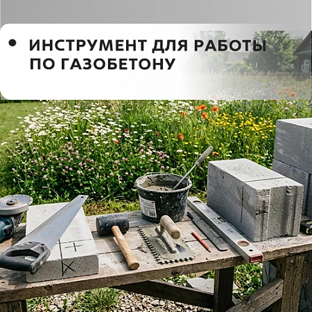 Для работы по газобетону