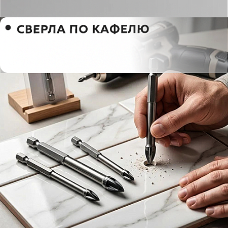 По кафелю