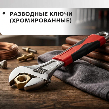 Разводные ключи (хромированные)