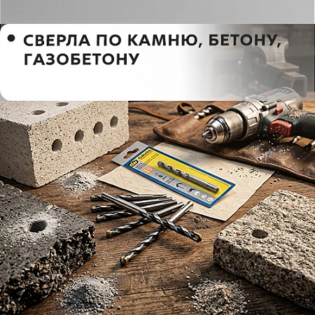 По камню и бетону, газобетону